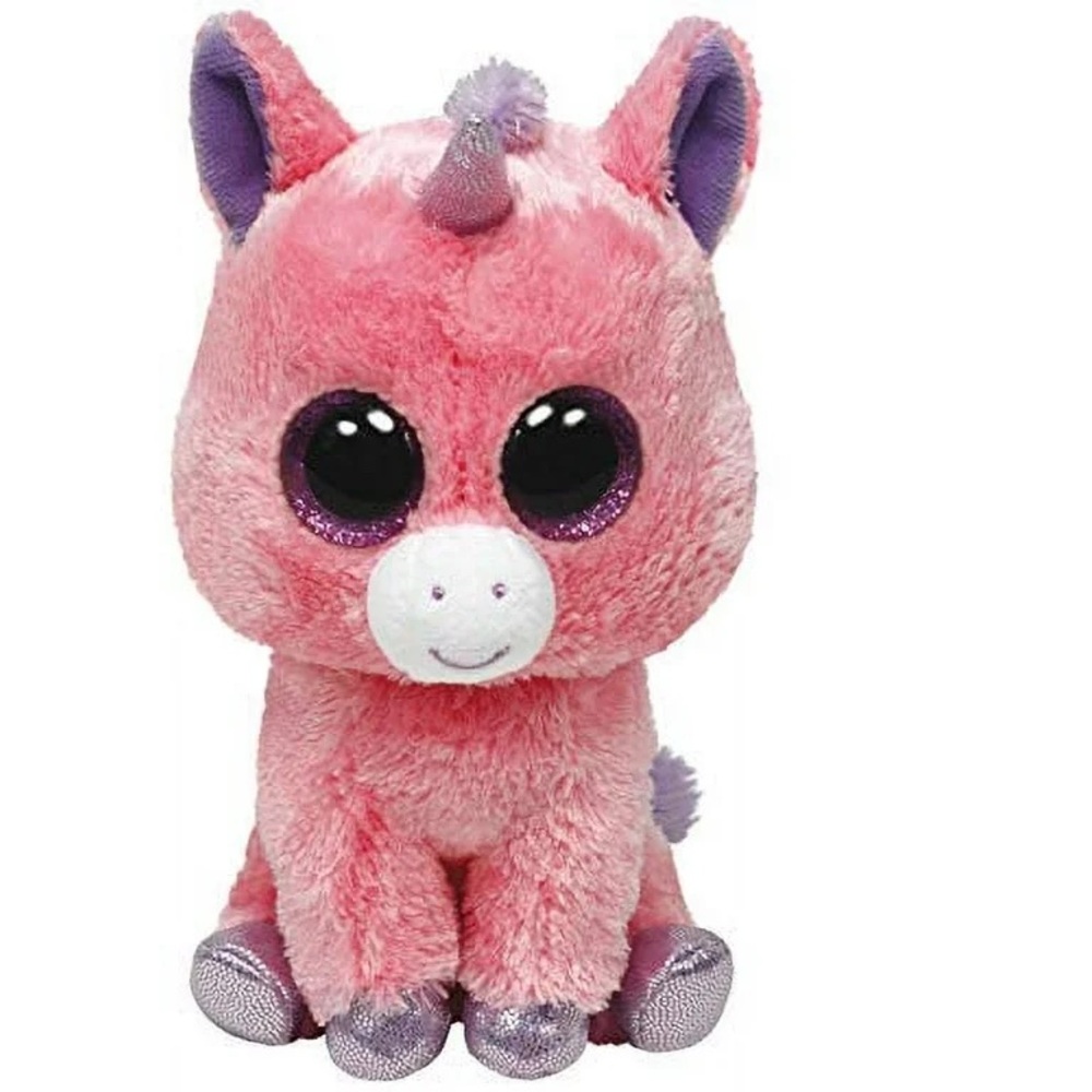 NWT TY Beanie Boo Magic Unicorn Plush Stuffed Animal 10”
